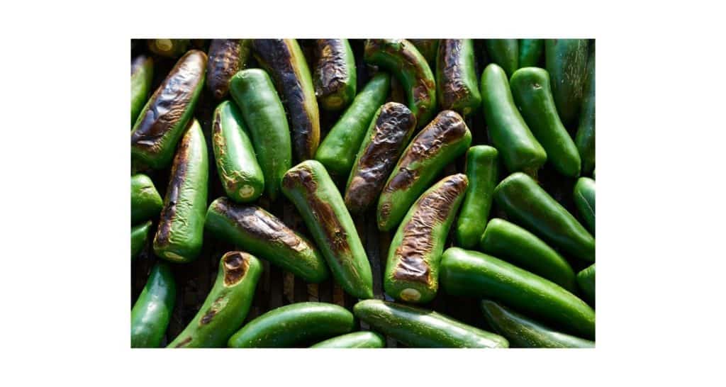 Charred Jalapeno Peppers