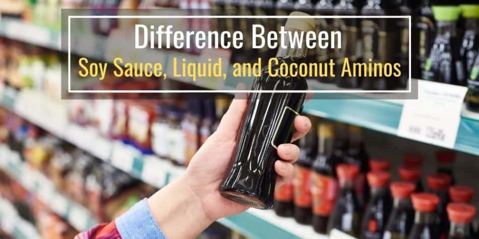 Difference between soy sauce liquid aminos and coconut aminos