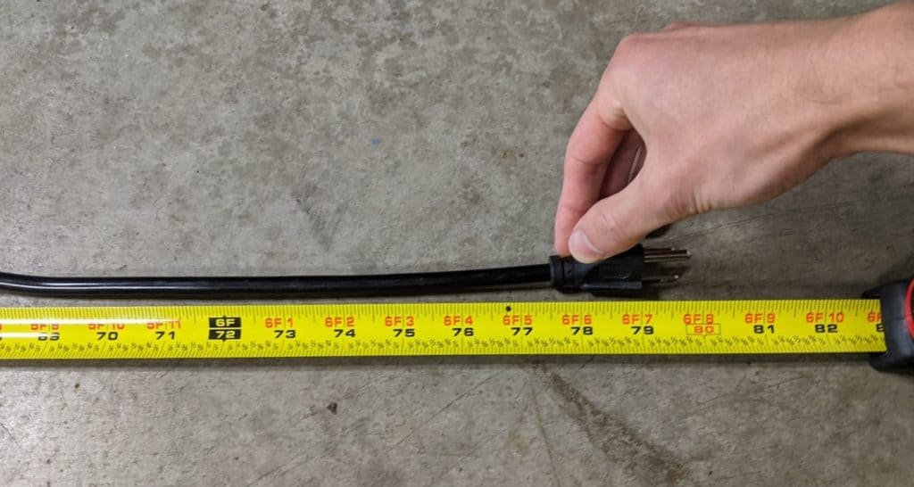 Traeger electrical cord length