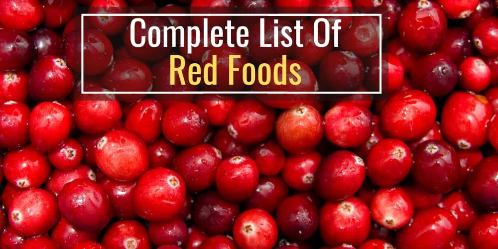List of Red Foods